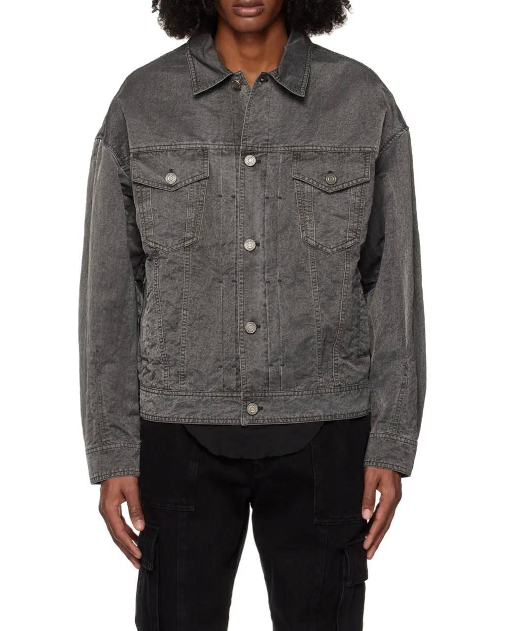 Dark-Wash Denim Jacket