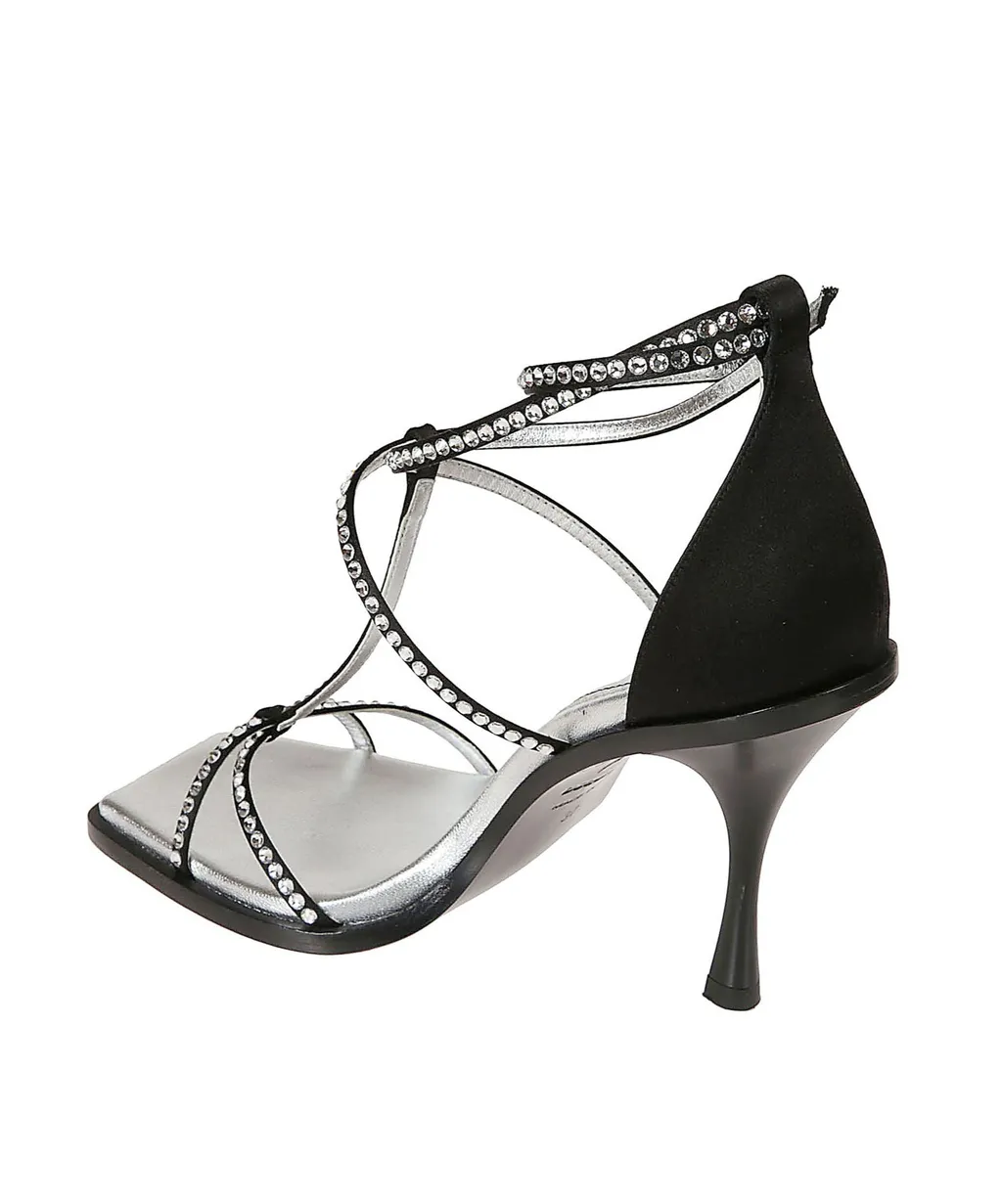 Dsquared2 Embellished Open Toe Sandals
