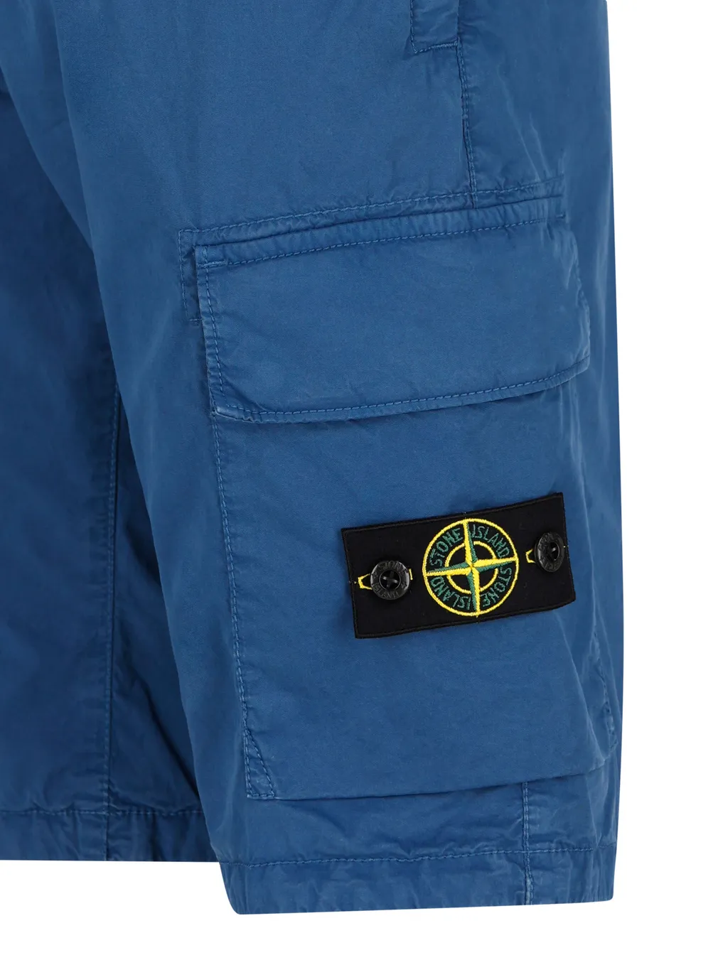 Side Logo-Patch Cargo Shorts