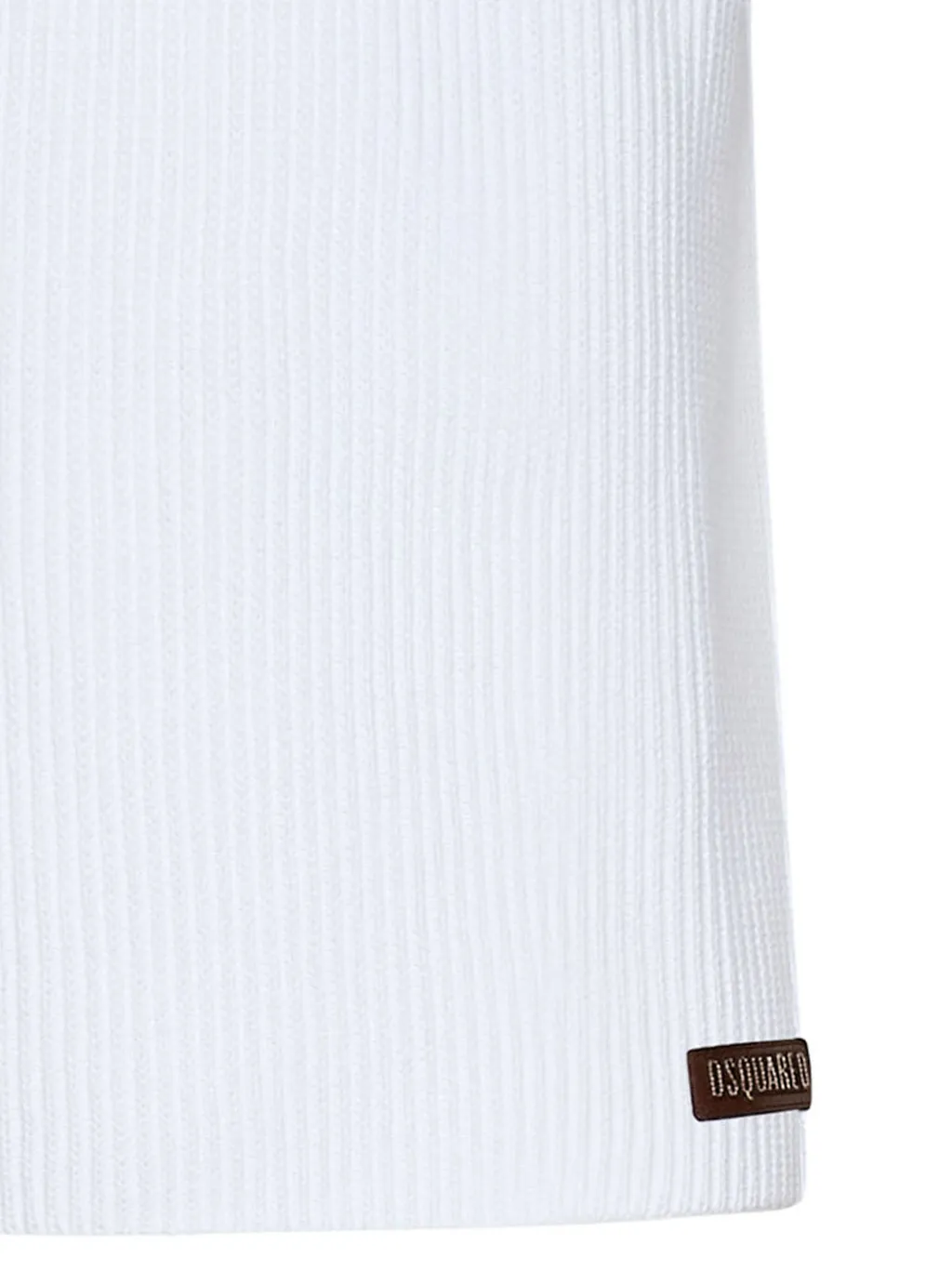Ribbed-Knit Polo Top