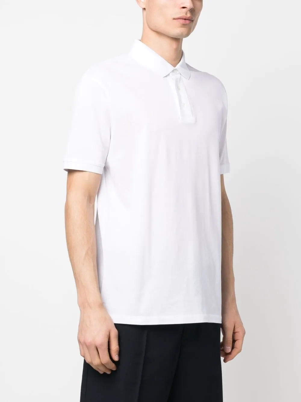 Tonal Embroidered-Logo Polo Shirt