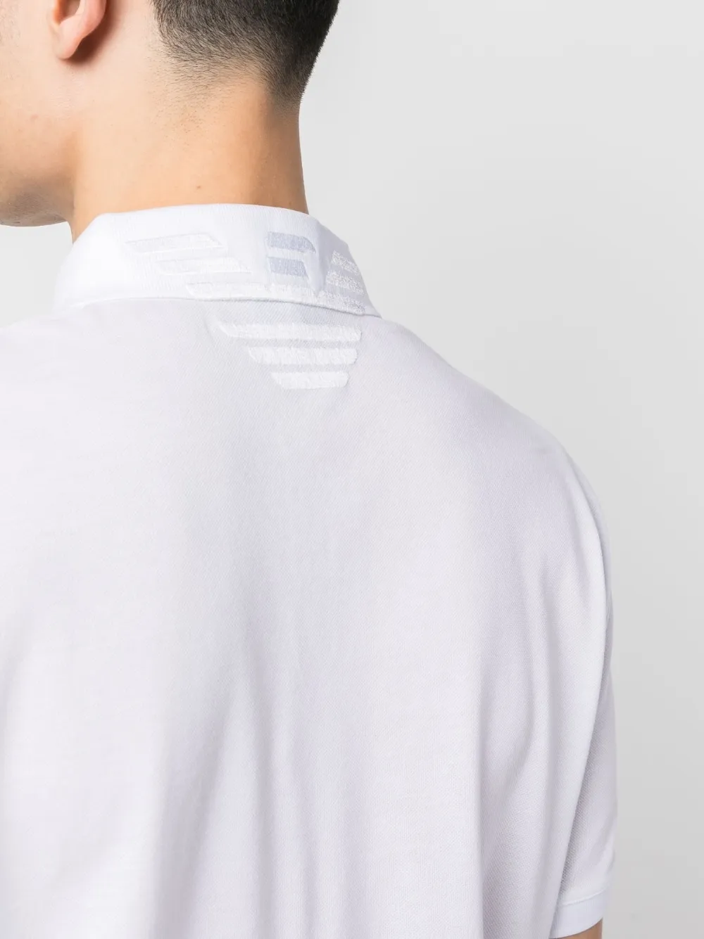 Tonal Embroidered-Logo Polo Shirt
