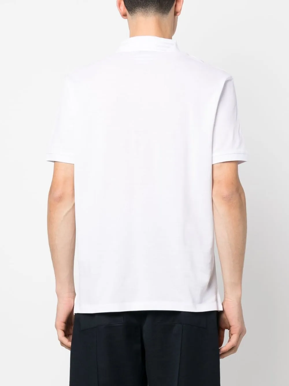 Tonal Embroidered-Logo Polo Shirt
