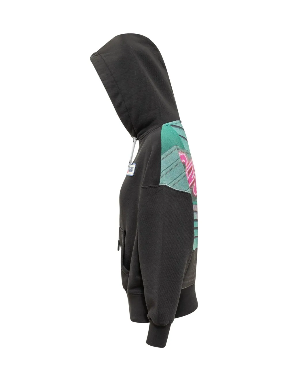 Palm Angels Graphic-Printed Drawstring Hoodie