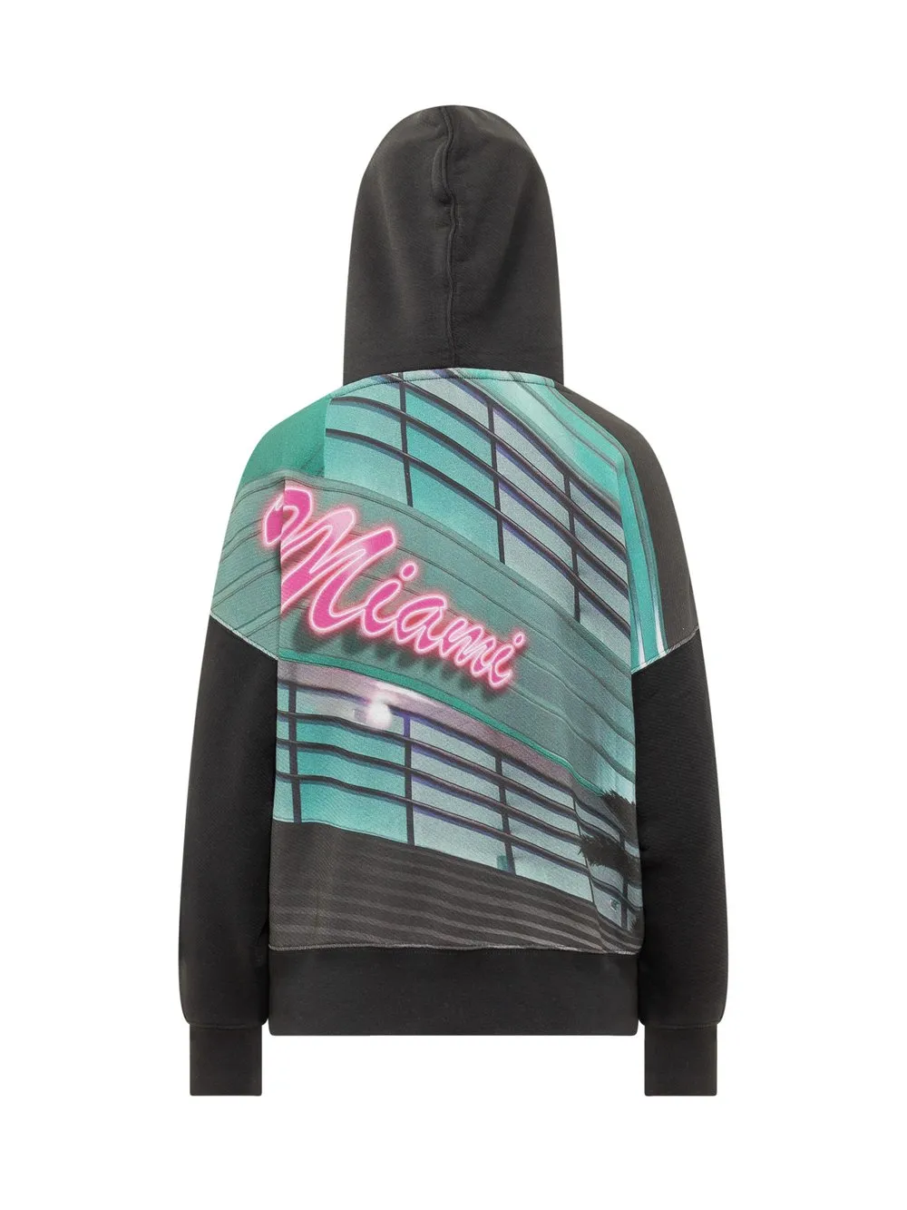 Palm Angels Graphic-Printed Drawstring Hoodie