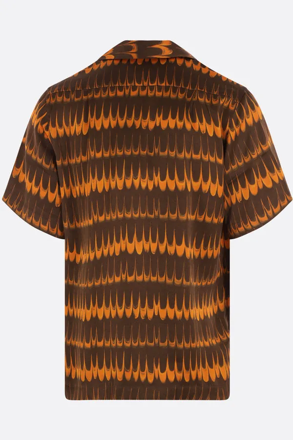 Wales Bonner Geometric-Printed Buttoned Shirt