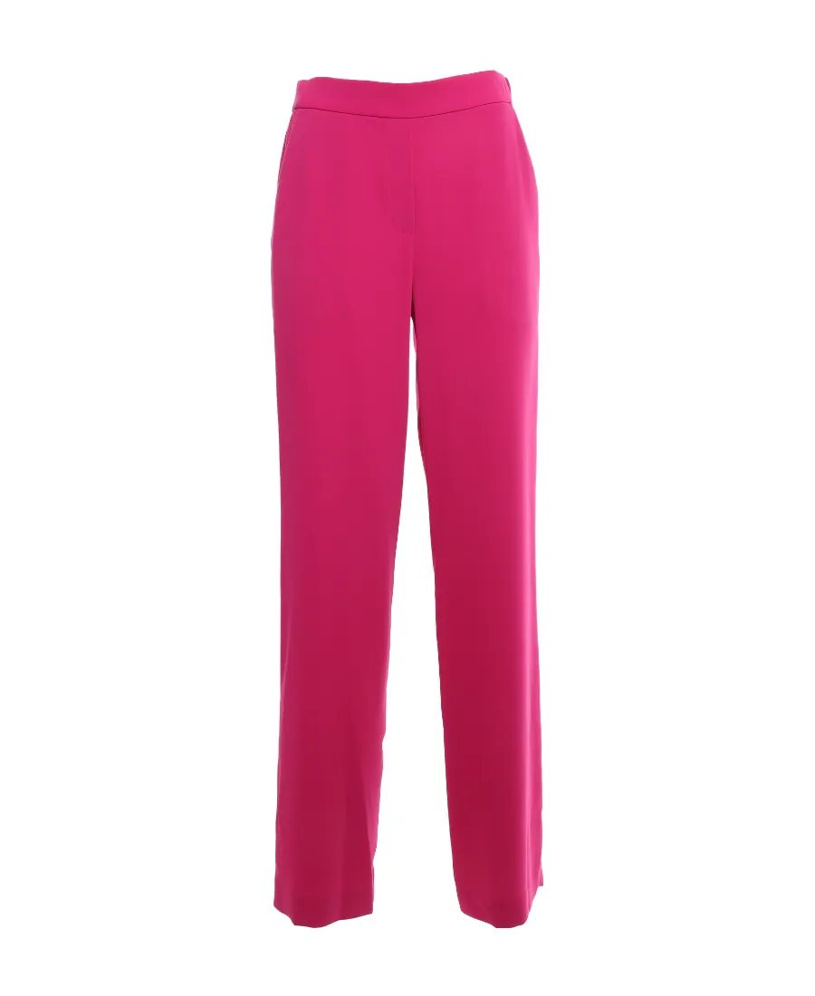P.A.R.O.S.H. Elastic Waist Wide-Leg Trousers