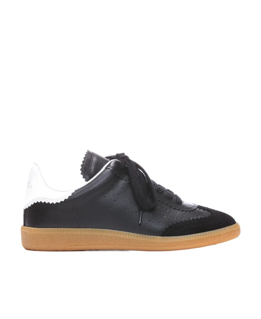 Isabel Marant Round Toe Lace-Up Sneakers