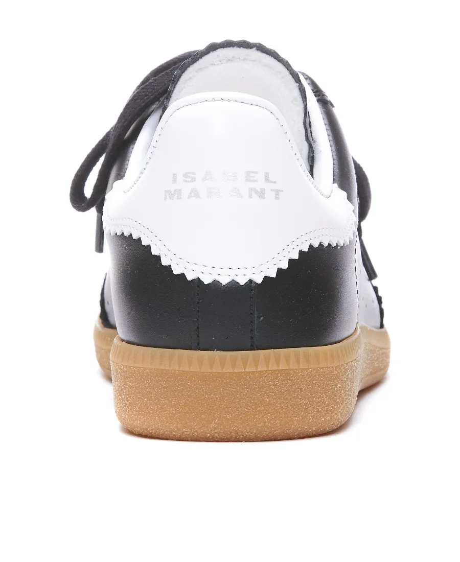 Isabel Marant Round Toe Lace-Up Sneakers