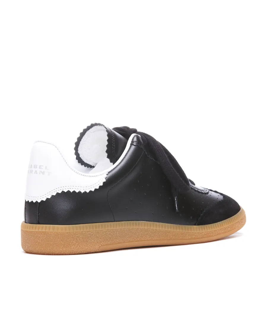 Isabel Marant Round Toe Lace-Up Sneakers
