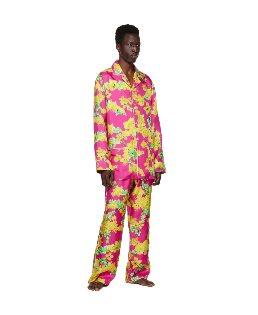 Pink Flower Pajamas