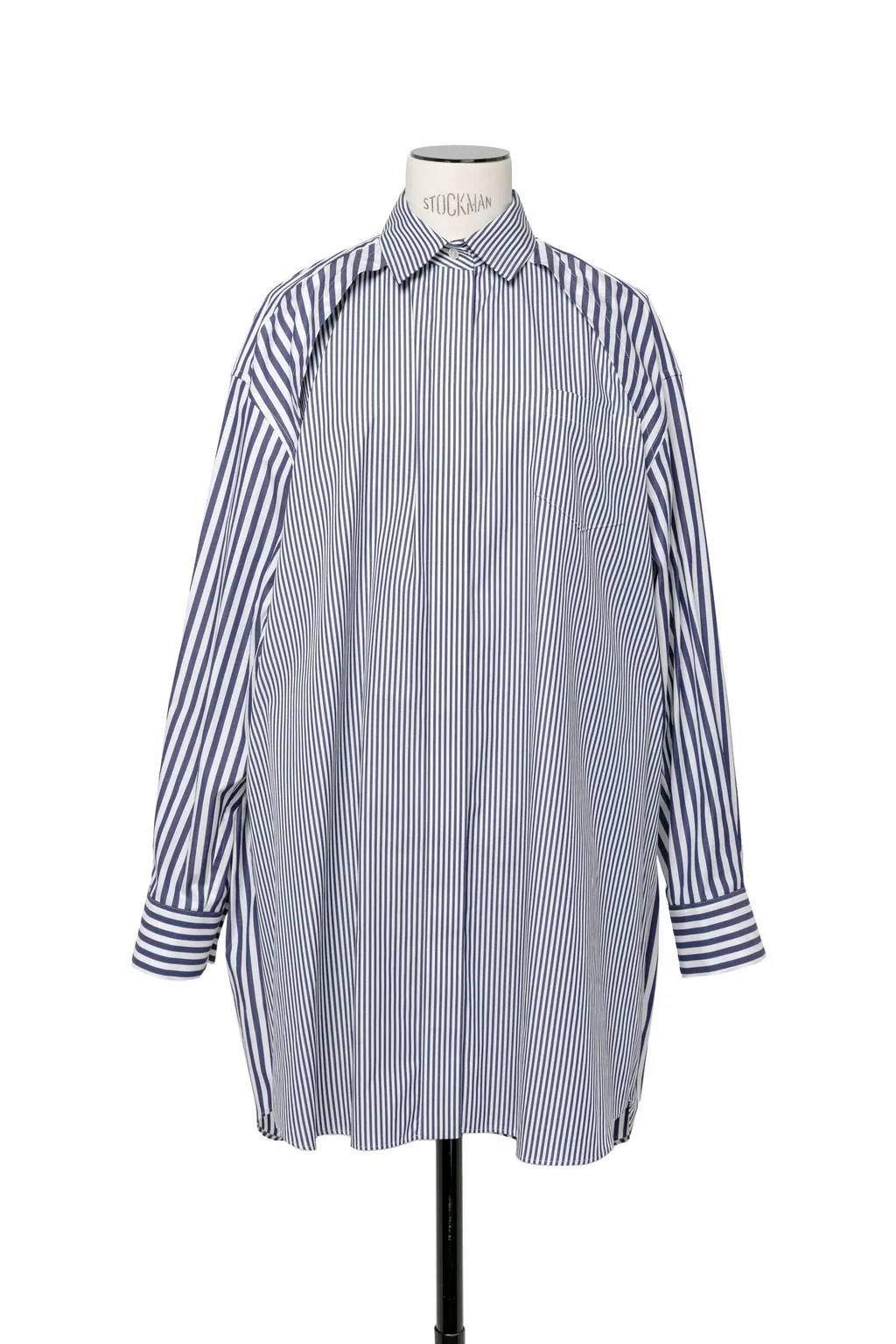 Stripe-Print Shirt Dress