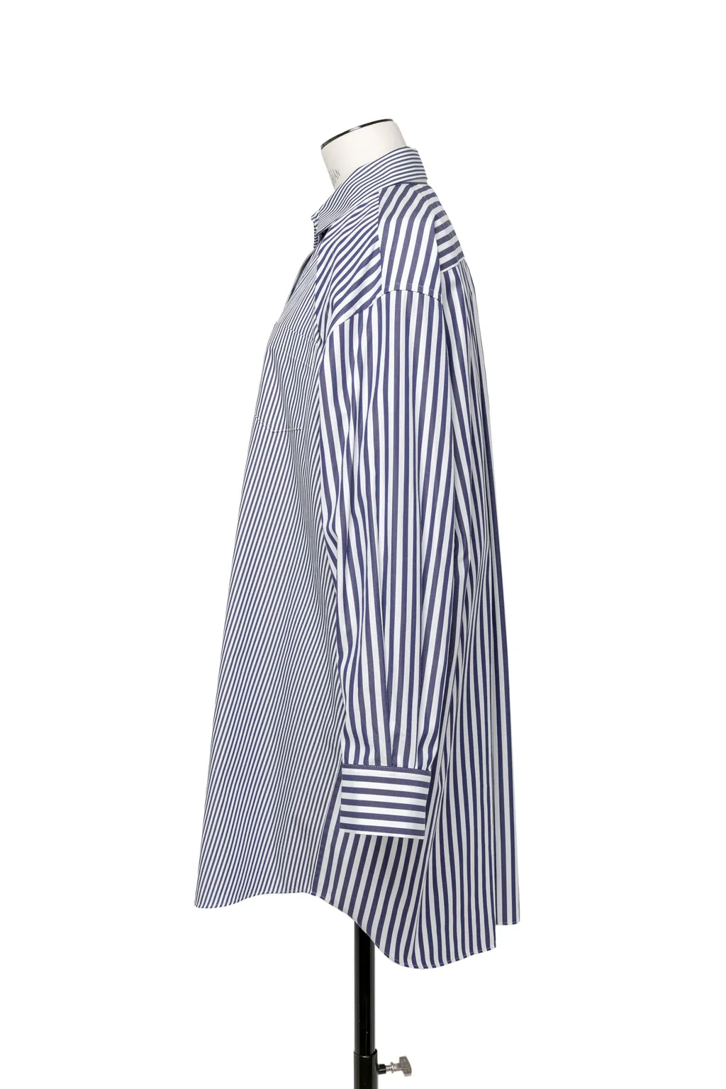 Stripe-Print Shirt Dress
