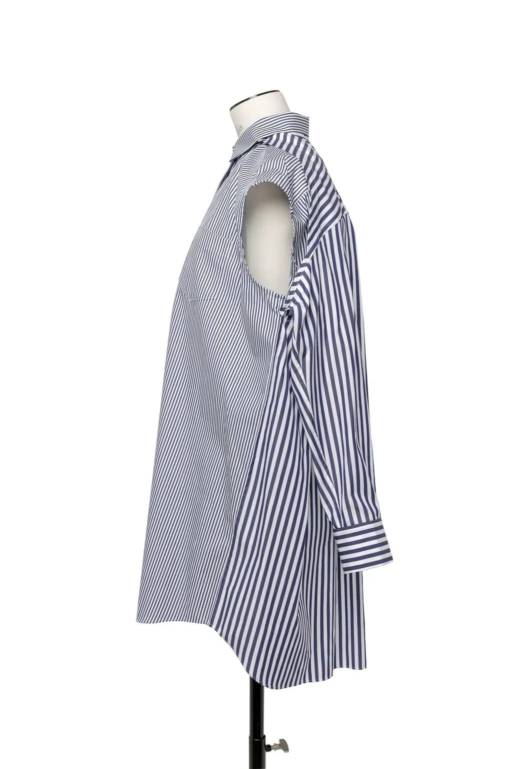 Stripe-Print Shirt Dress