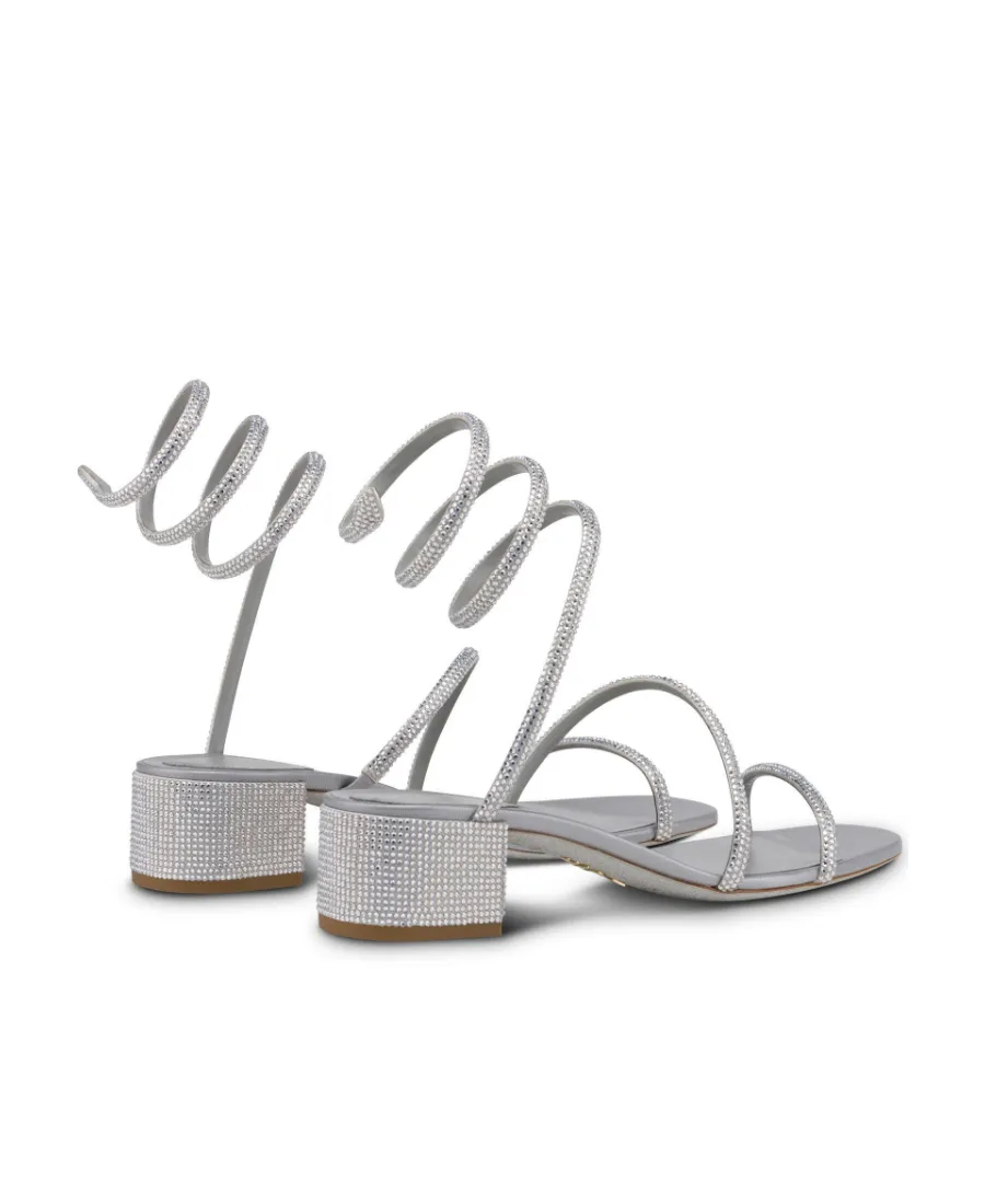 Cleo 45Mm Rhinestone-Embellished Sandals