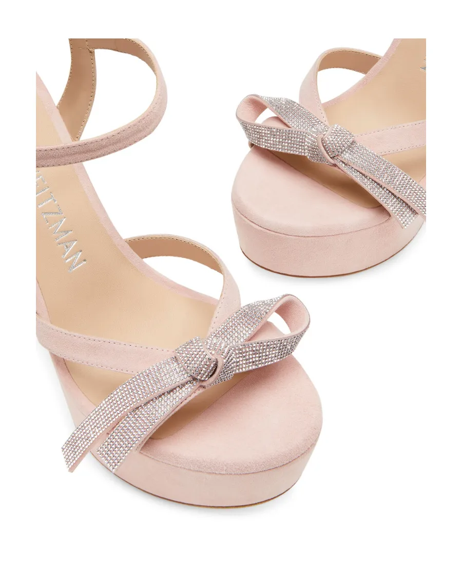 Stuart Weitzman Mega Bow Platform Sandal