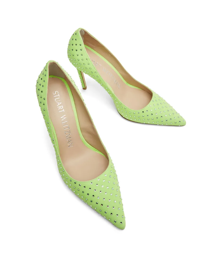 Stuart Weitzman Swarovski Crystal-Embellished Pumps