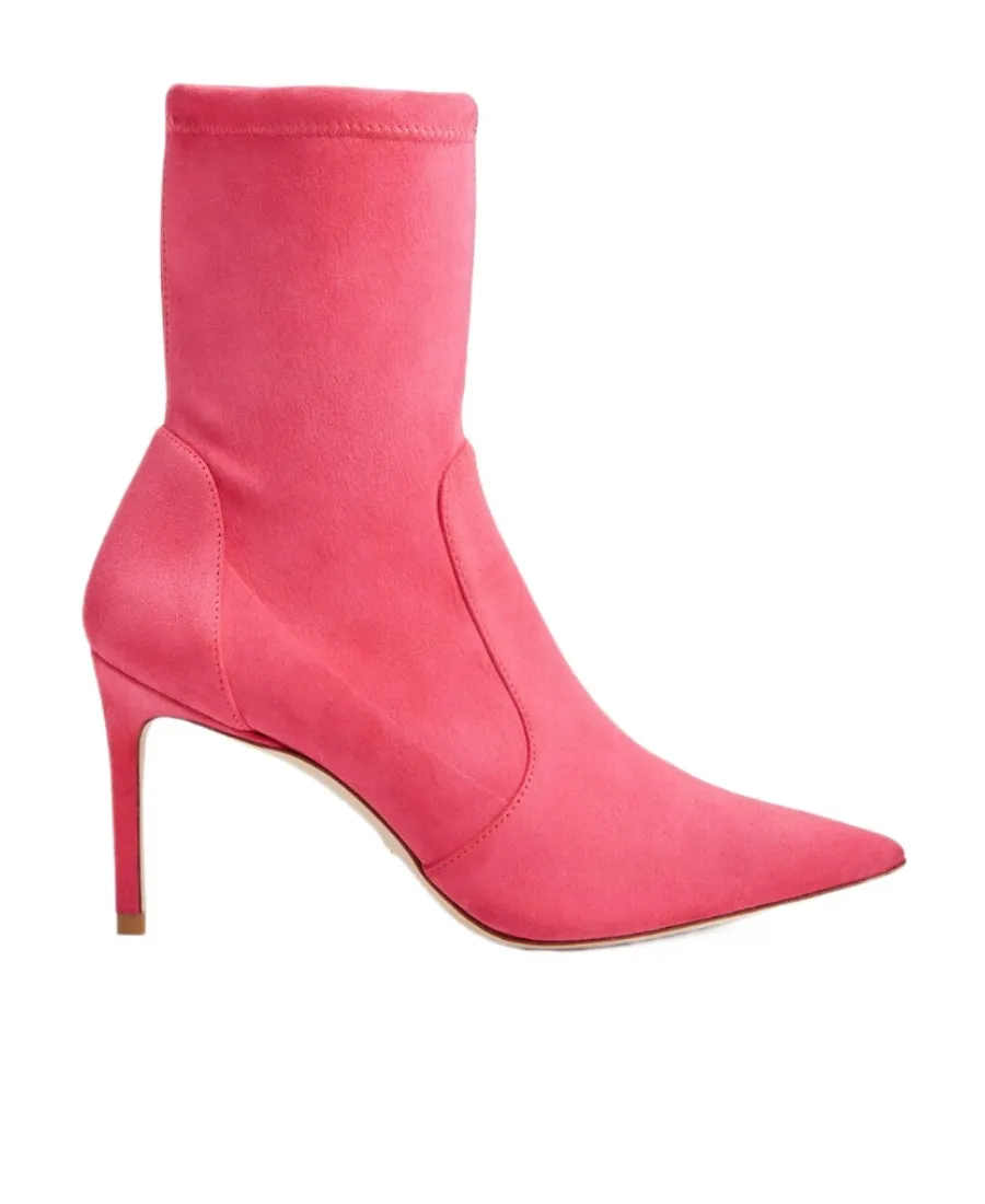 Stuart Weitzman Pointed-Toe High-Ankle Boots