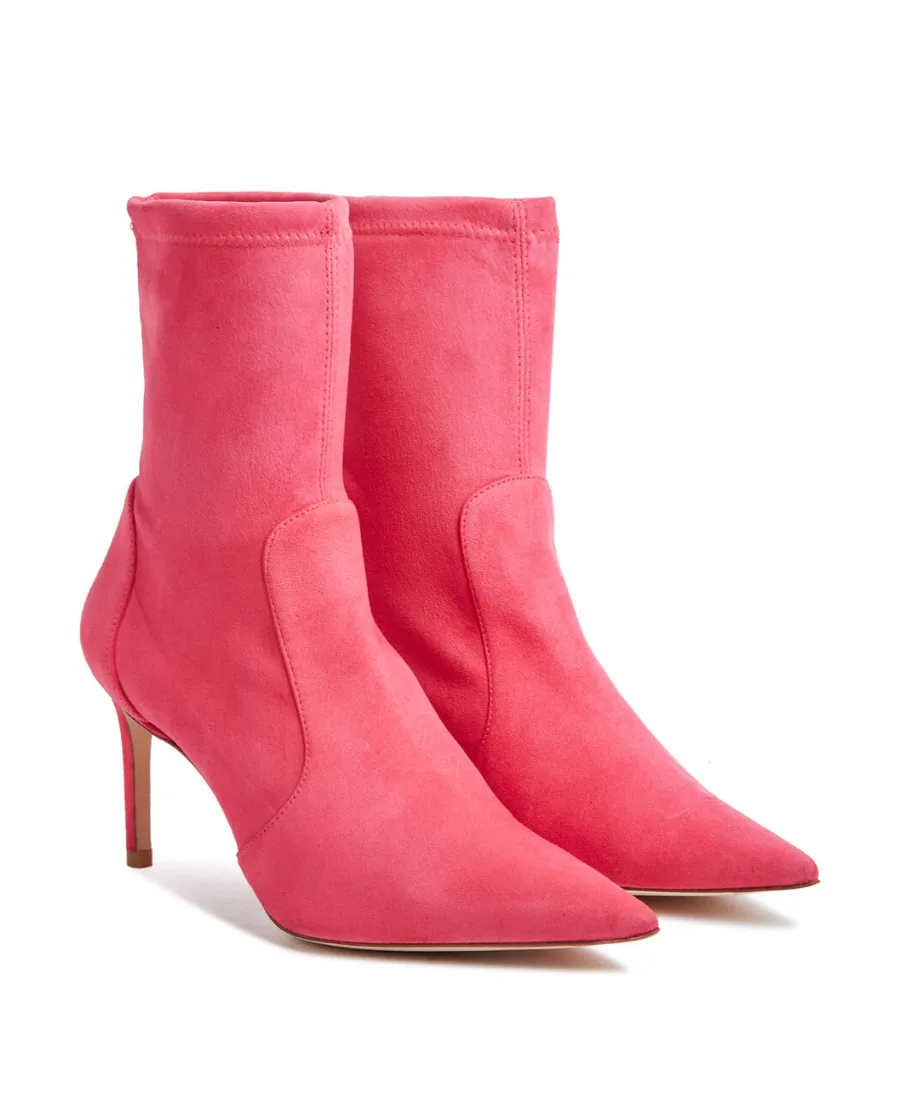 Stuart Weitzman Pointed-Toe High-Ankle Boots