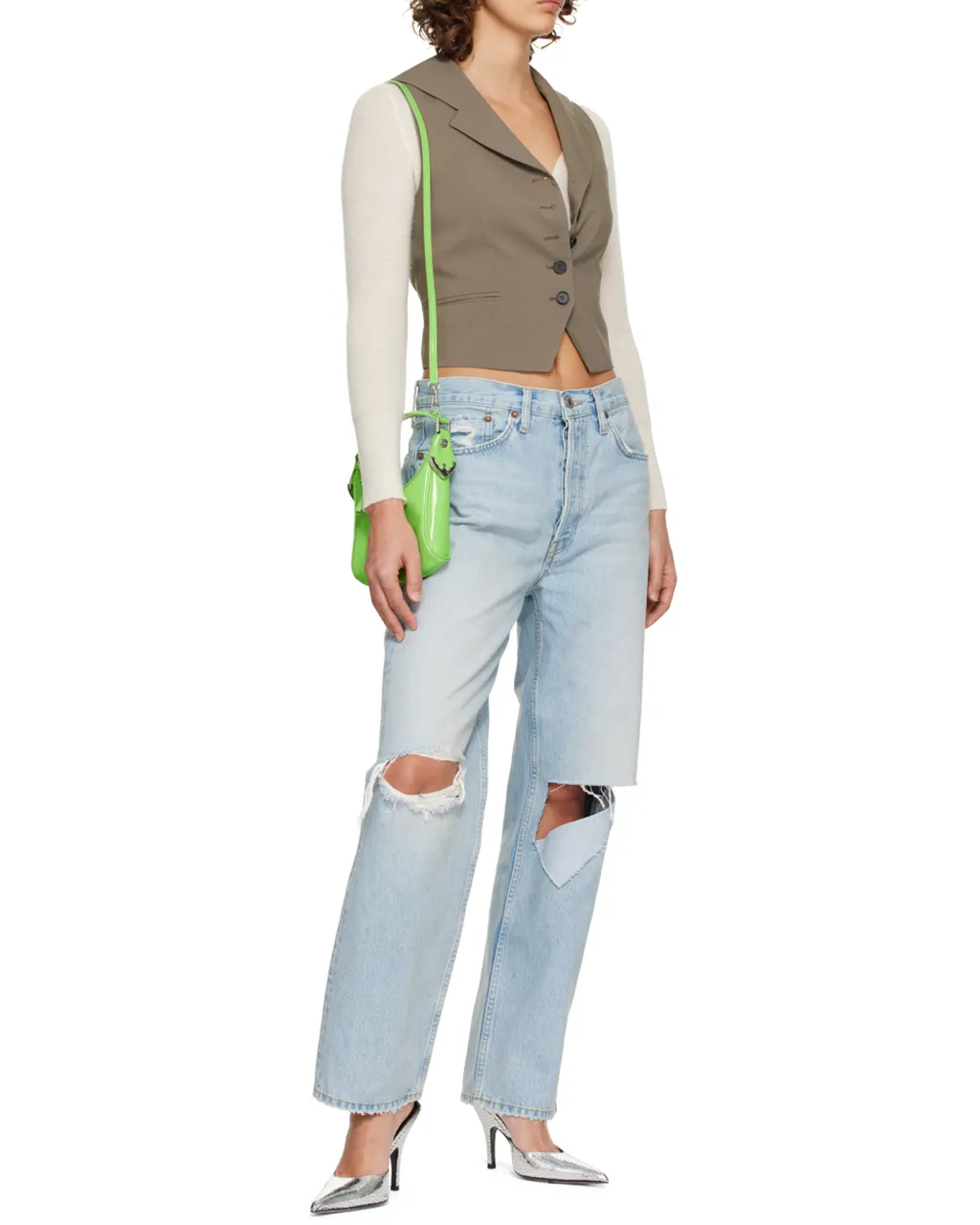 By Far Cosmo Top Handle Tote Bag