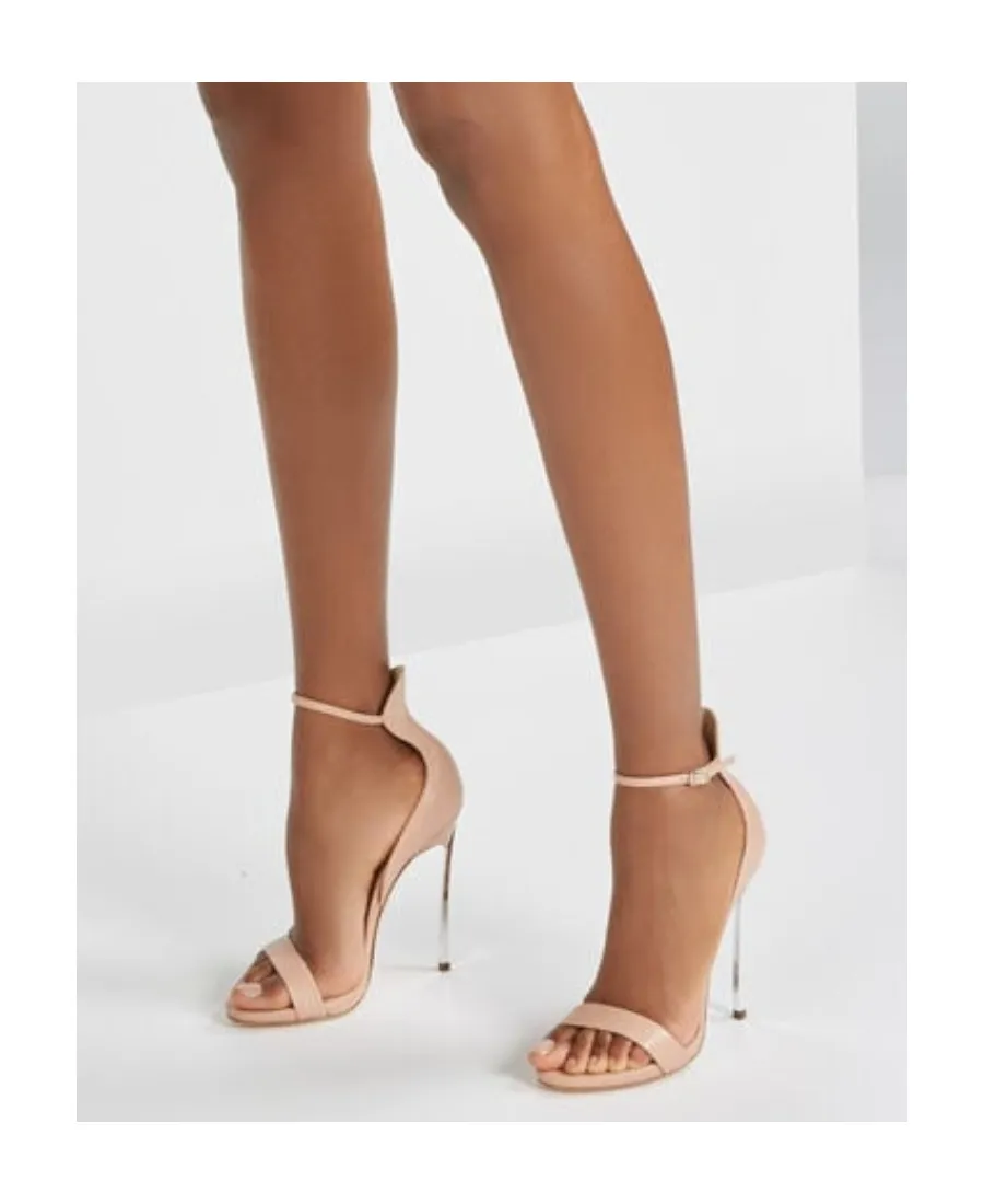 Leather 120Mm Heeled Sandals