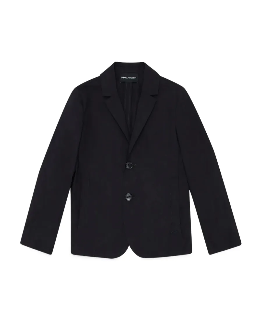 Emporio Armani Kids Single-Breasted Tailored Blazer