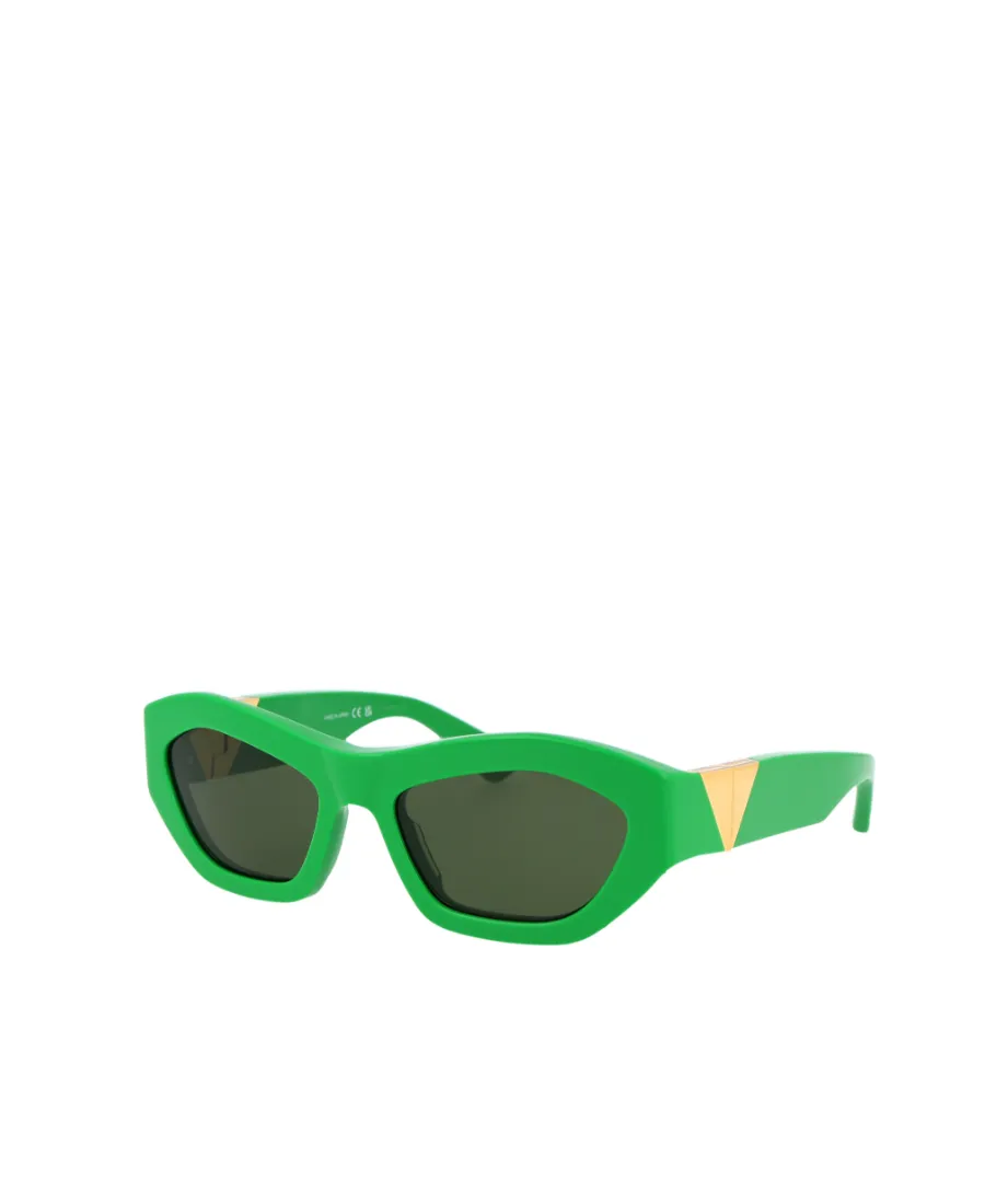 Bottega Veneta Eyewear Geometric Frame Sunglasses