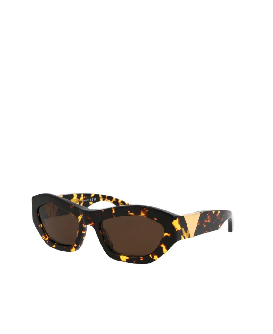 Bottega Veneta Eyewear Geometric Frame Sunglasses