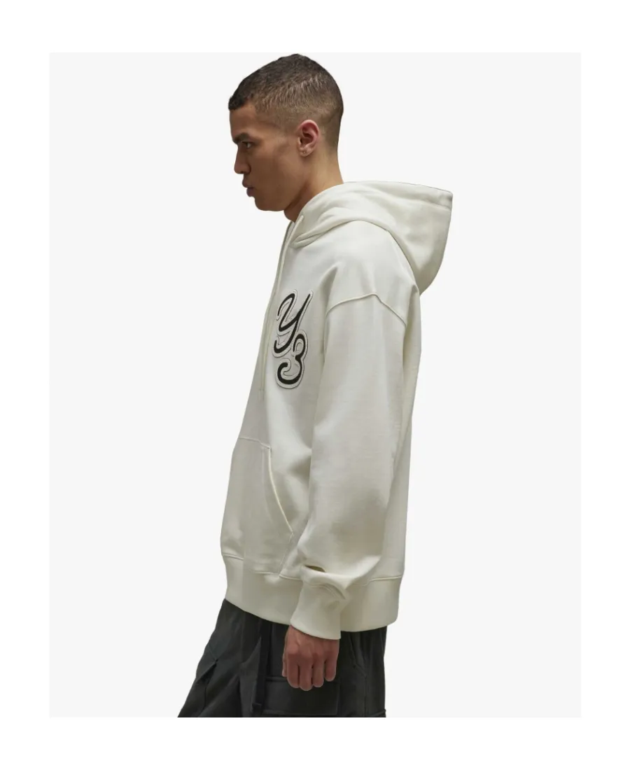 Y-3 Logo Patch Drawstring Hoodie