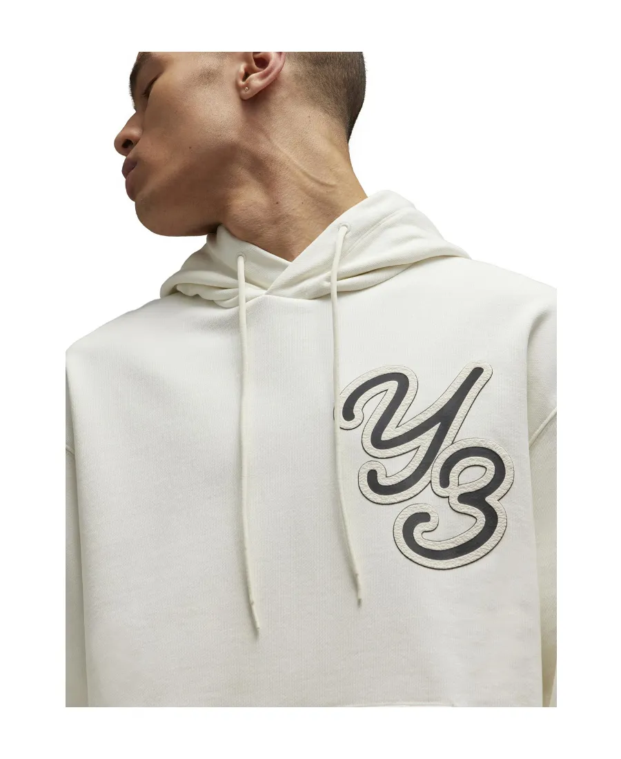 Y-3 Logo Patch Drawstring Hoodie