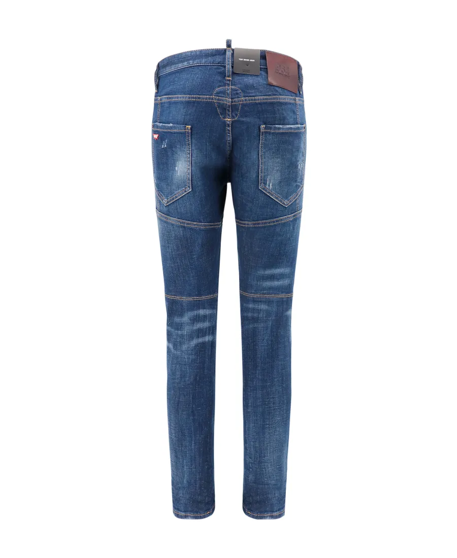 Dsquared2 Straight-Leg Diistressed Jeans