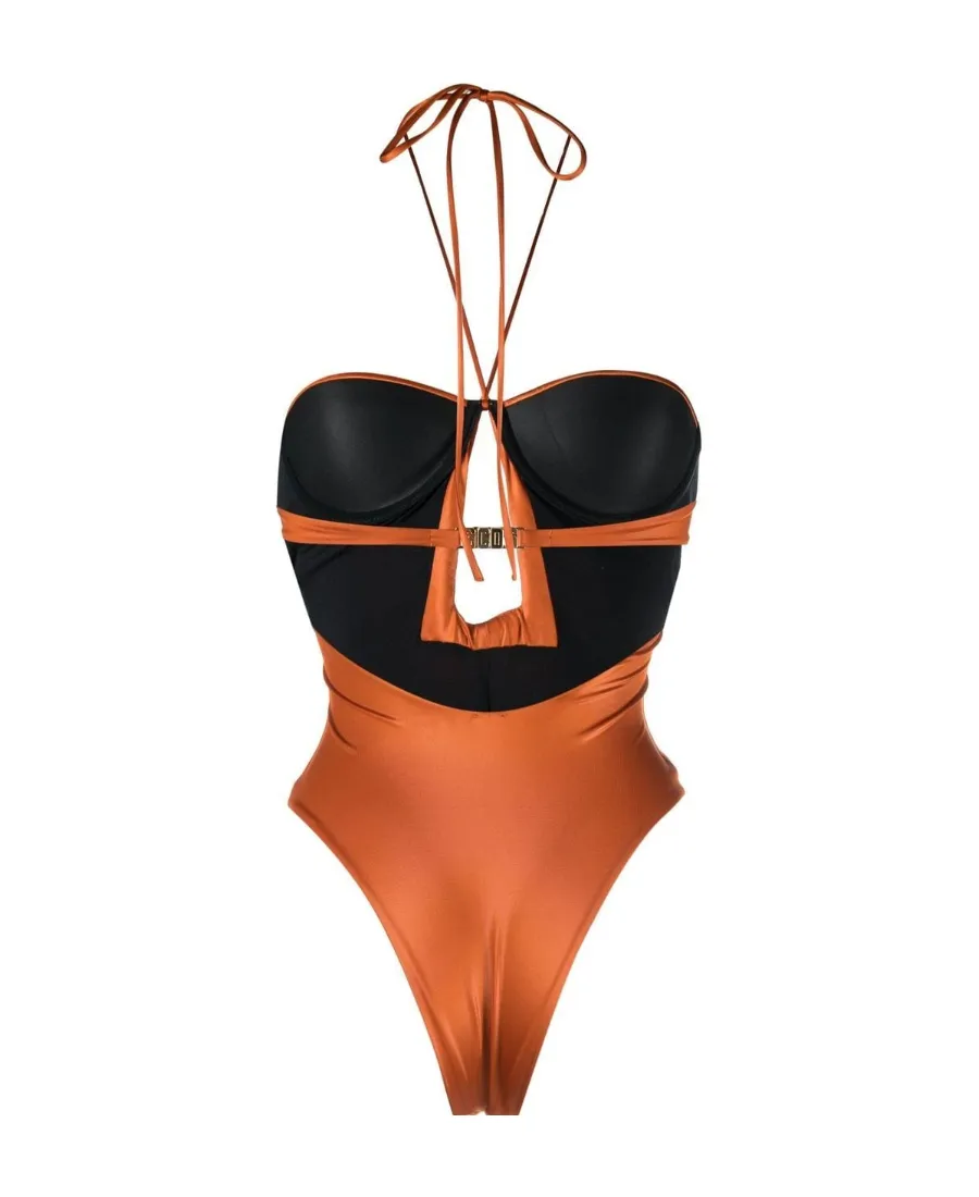 Satin Halterneck One-Piece