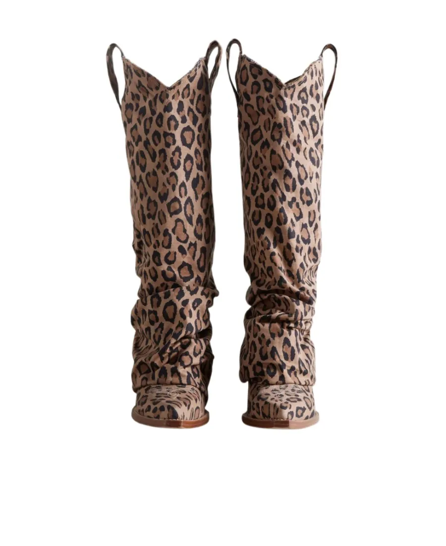 Leopard Print Boots