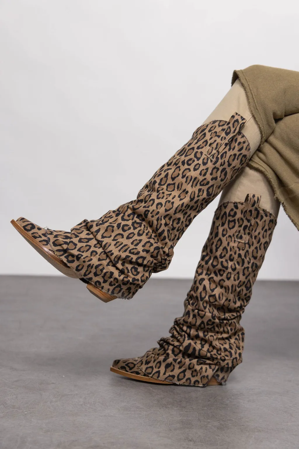 Leopard Print Boots
