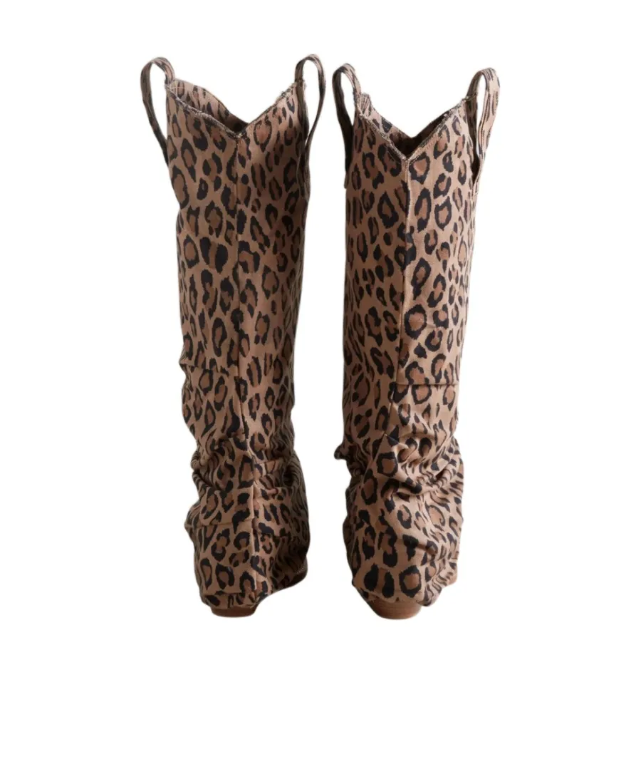 Leopard Print Boots