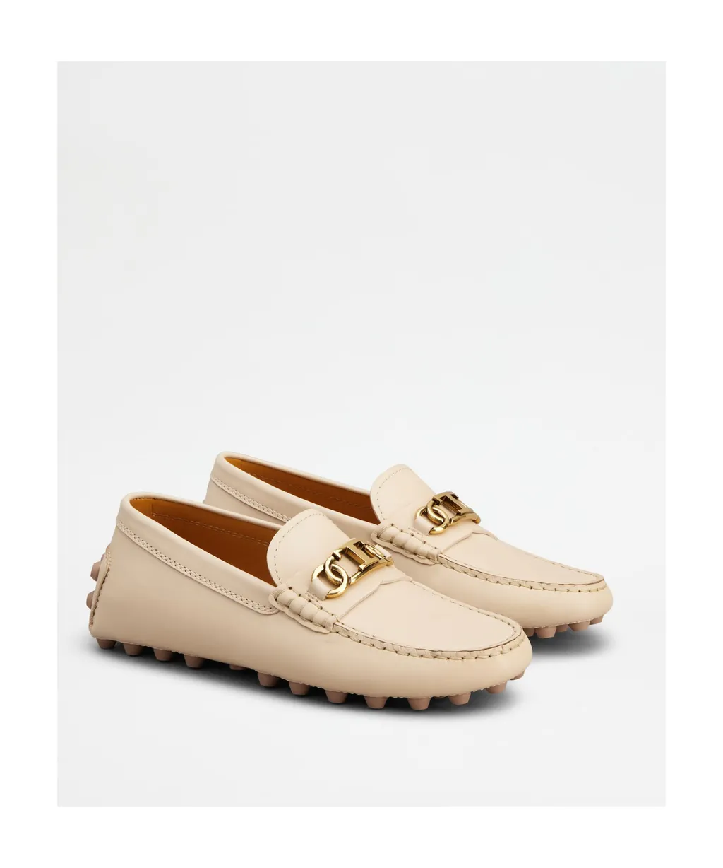 Tod's Logo Plaque Slip-On Loafers