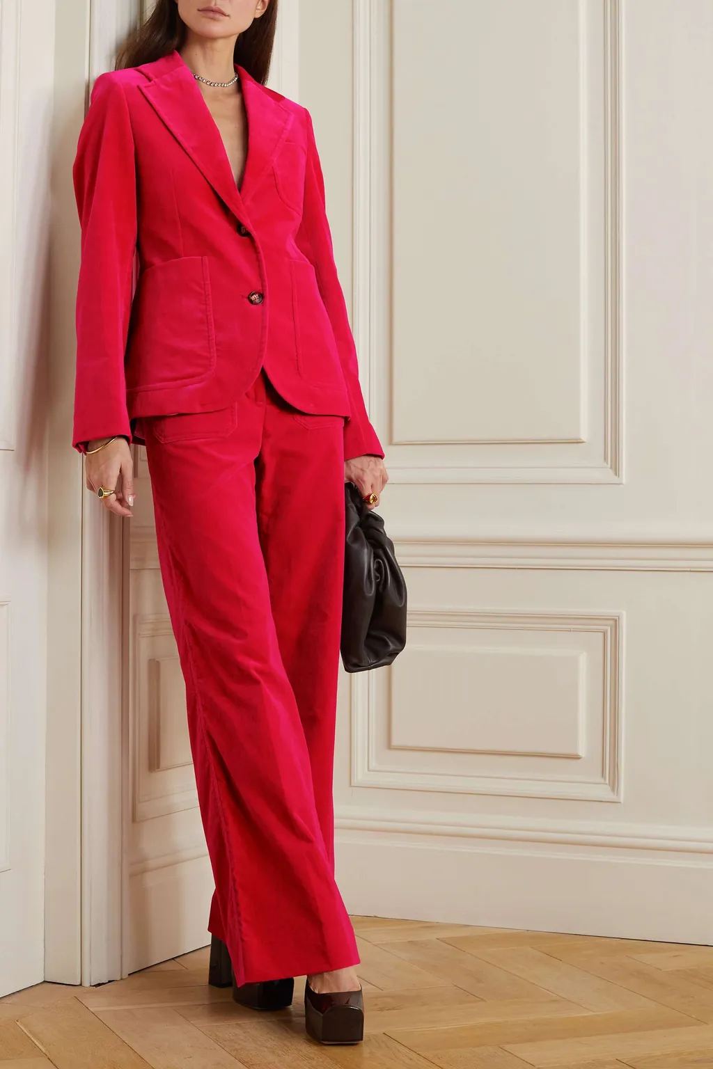 Long-Sleeved Suit Coat