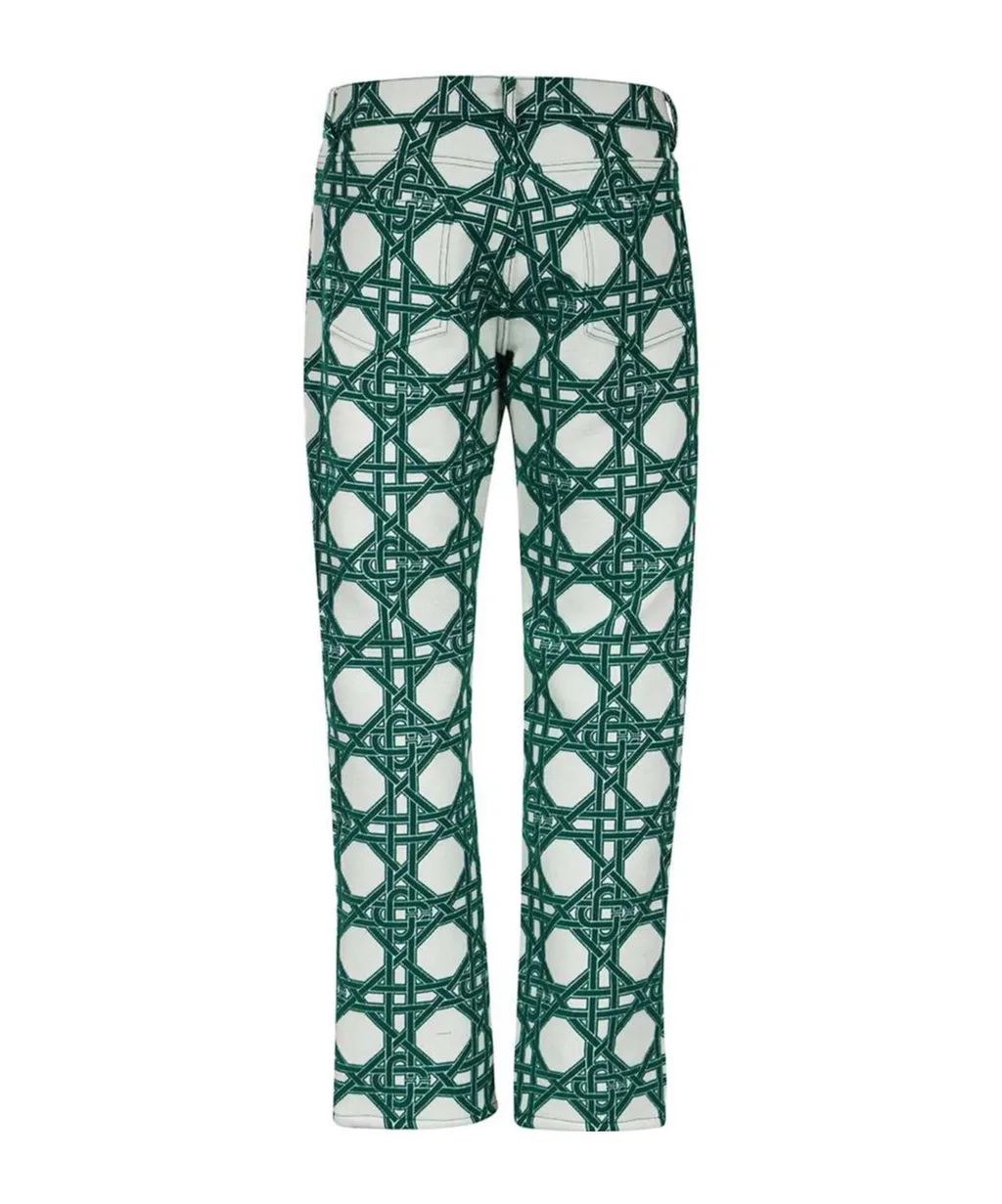 Pattern Casual Pants