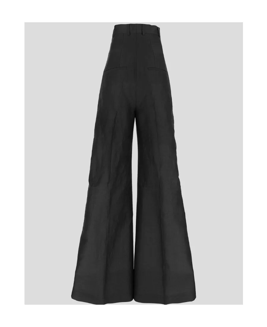 High-Waist Wide-Leg Trousers