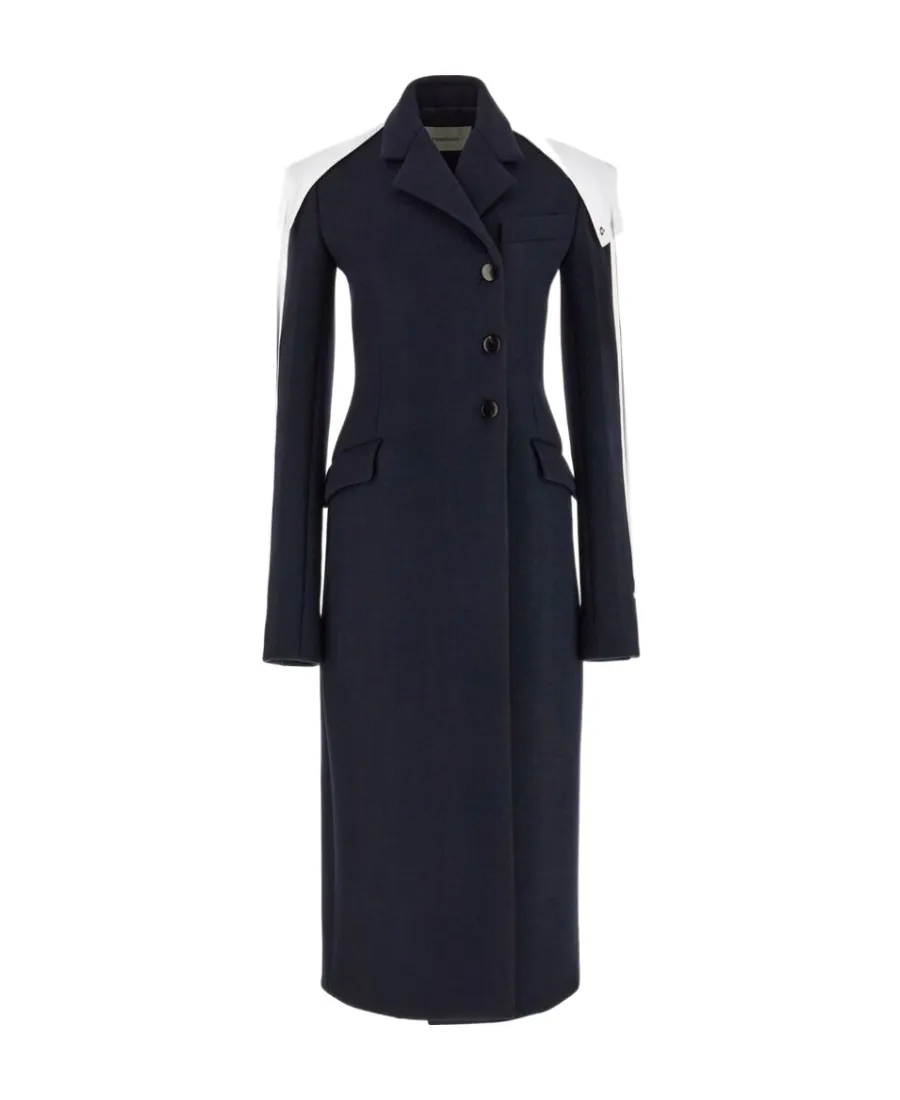 Double-Breasted Wool Coat