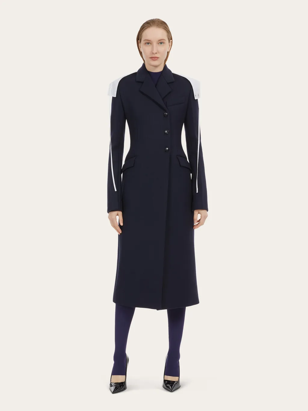 Double-Breasted Wool Coat