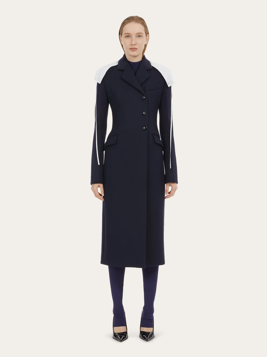 Double-Breasted Wool Coat