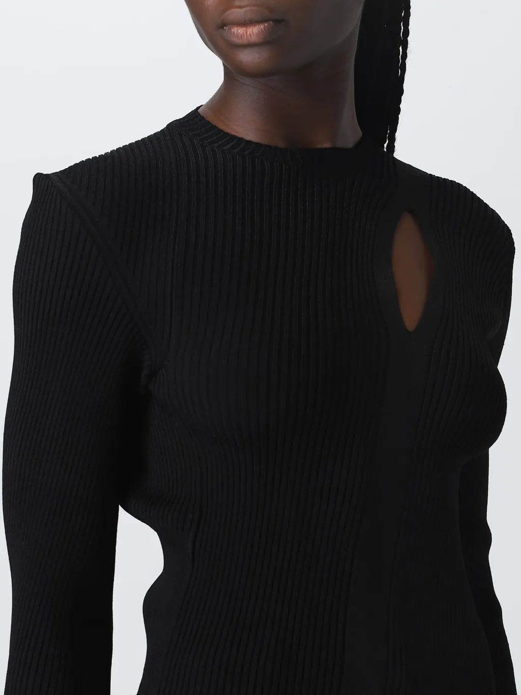 Versace Asymmetric Knitted Jumper