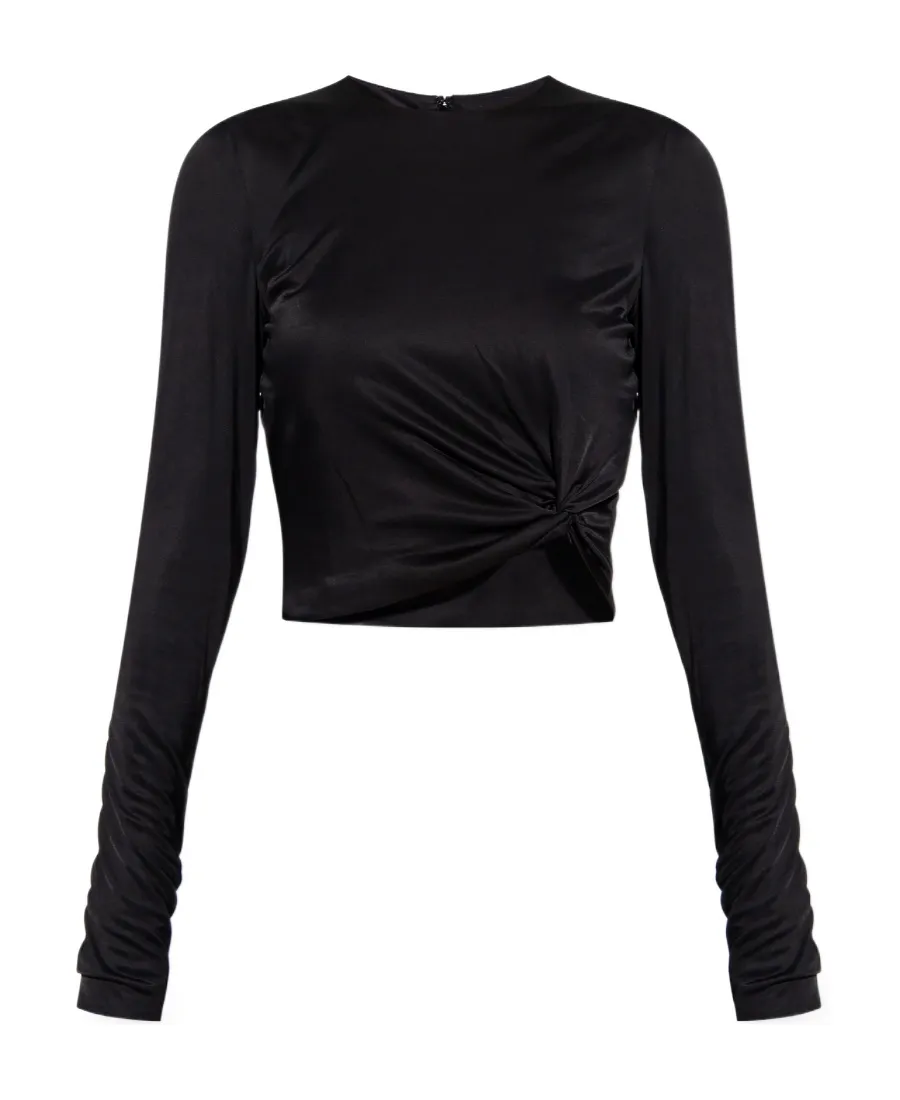 X Dua Lipa Knotted Crop Top