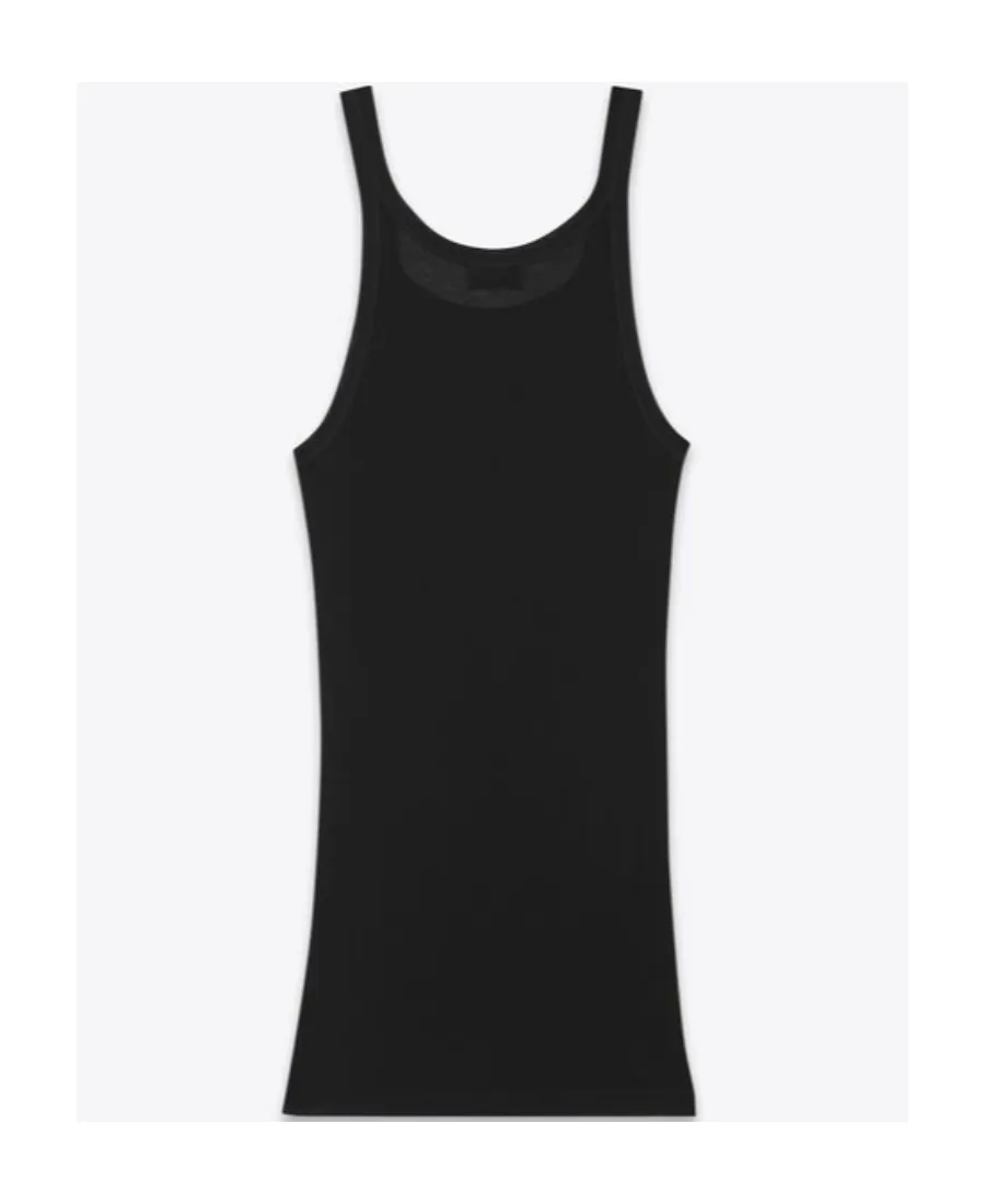 Saint Laurent Cassandre Sleeveless Tank Top