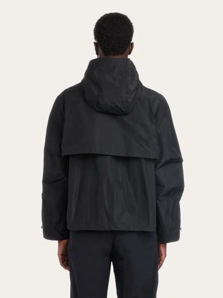 Rope And Hooded Casual Jacket
