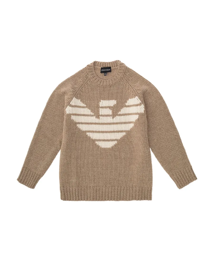 Emporio Armani Kids Crewneck Long-Sleeved Jumper