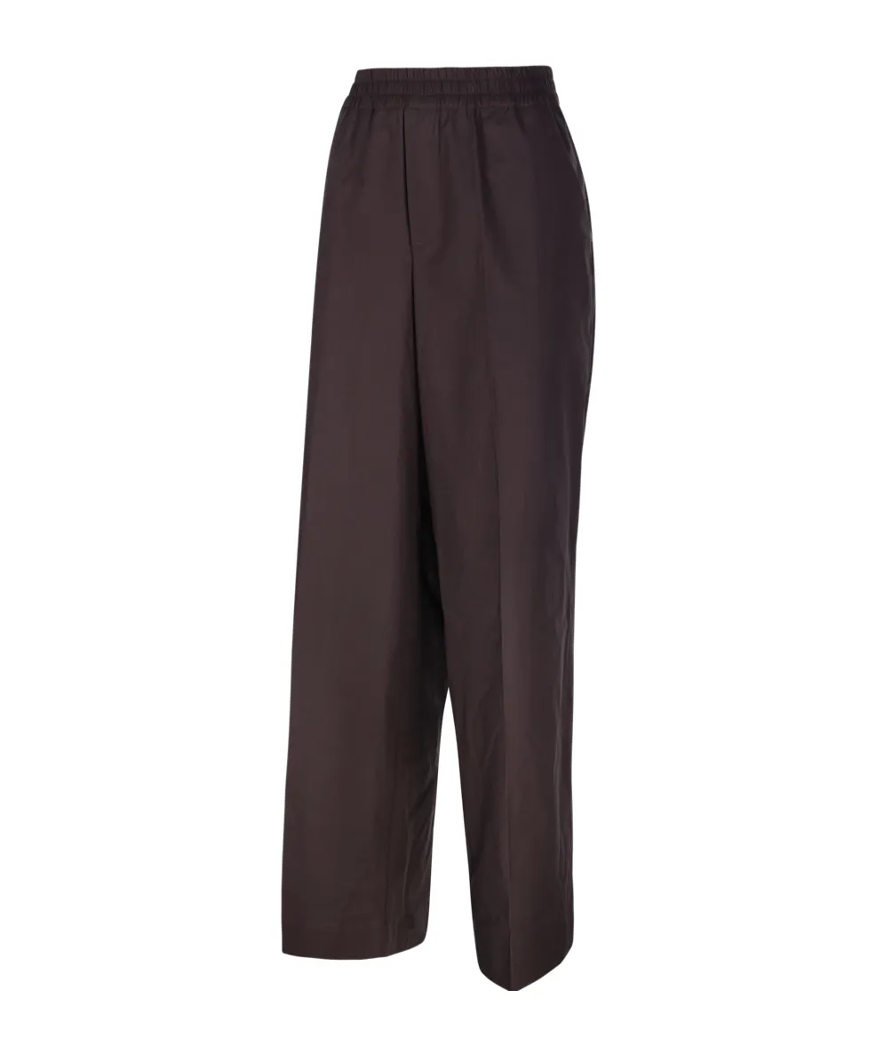 Loose Waist Pleated Casual Pants