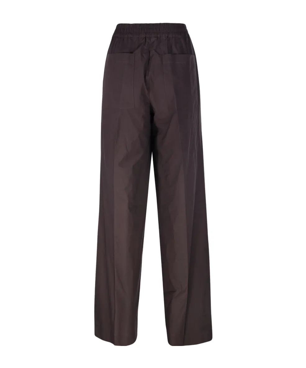 Loose Waist Pleated Casual Pants