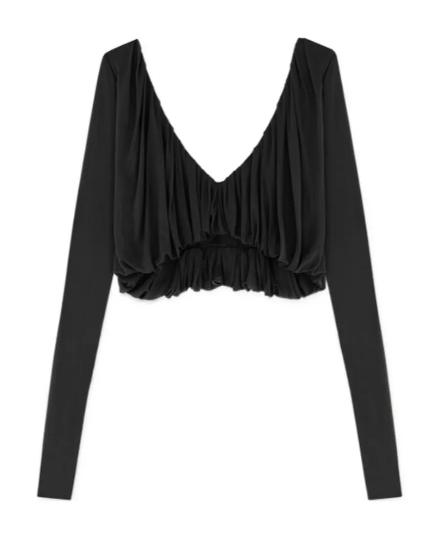 Cropped Top In Jersey